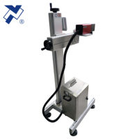 Machine de codage laser à fibre NF3808-GD système de marquage de fibres codeur de date pour machine d'emballage rotative de poche et étiqueteuse d'autocollants