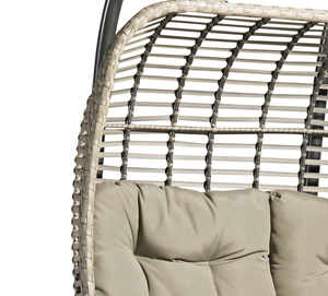 Uland venta al por mayor de muebles de jardín al aire libre sillas colgantes Swing <span class=keywords><strong>doble</strong></span> con <span class=keywords><strong>colgante</strong></span> de mimbre <span class=keywords><strong>Silla</strong></span> de huevo - Product Image 4