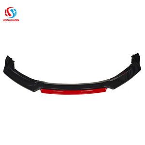 Labio de parachoques delantero Universal negro brillante de fábrica Honghang tipo <span class=keywords><strong>L</strong></span> para todos los modelos de labio delantero de coche - Product Image 5