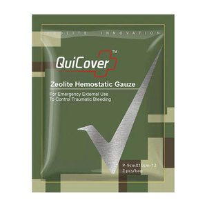 ifak control quickclot combat gauze zeolite hemostatic gauze