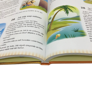 Venta al por mayor de fábrica Impresión de tapa dura Educación en inglés para niños 365 Libro de cuentos bíblicos Libro de historietas a pedido Aervice - Product Image 4