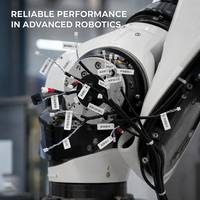 Harnais de câblage robotique personnalisé haute flexibilité PTFE/Nylon/PVC IP67, assemblage de câbles multi-branques, électronique industrielle articulée 6 axes
