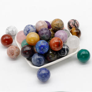 10pcs/bag High Quality Agate Tiger Eye Beads Sphere <b>Healing</b> Crystal Beads for Jewelry Making - Product Image 1