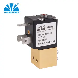 Yongchuang YCLT11 Brass Miniature Proportional Air Water Gas Solenoid Valve 12v For Precision Flow Control