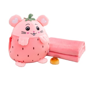 Dễ Thương Động Vật Loạt 3 Trong 1 Tay Ấm Hơn Gối Trẻ Em Quà Tặng Văn Phòng Gối Thỏ Búp Bê Sang Trọng Đồ Chơi Điều Hòa Không Khí Chăn Gối - Product Image 5