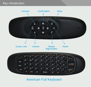 2.4GHz C120 Mini Wireless Air Flying Mouse Keyboard Recharging Digital Mini Keyboard Fixed Universal <strong>TV</strong> <strong>Remote</strong> <strong>Control</strong> - Product Image 3