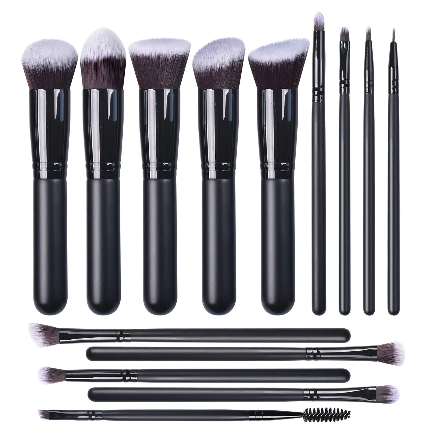 Professional Makeup Brushes Set 14pcs Wood Handle Cosmetics Make up Tools Powder Contour Foundation Eyeshadow Brush