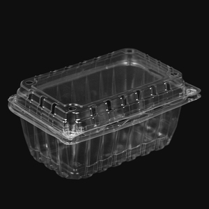 Trái cây vỏ sò có thể tái chế Pet nhựa container bao bì lưu trữ trái cây dùng một lần Hộp nhựa PET vỏ sò nhựa container - Product Image 4