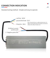 Controlador LED para Iluminación LED con Múltiples Protecciones de Seguridad Integradas (Cortocircuito, Voltaje, Temperatura, Sobretensión) Clasificación IP67 110V-264V