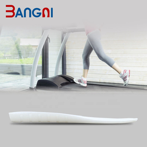 Solette interne sportive <span class=keywords><strong>in</strong></span> PU bianco ad alta elasticità e assorbimento degli urti per allenamento - Product Image 3