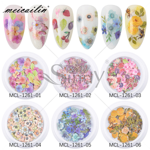 Nuovo disegno del fiore Nail Glitter Nail paillettes <span class=keywords><strong>fiocchi</strong></span> - Product Image 2
