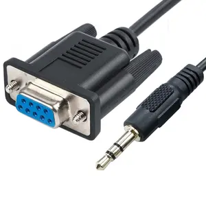 DB9 RS232 ke AUX Plug untuk kabel Program papan iklan