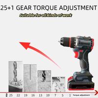 Perceuse sans fil portable à moteur brushless LIKO, vitesse variable, réglable, pour entretien spécial, outils électriques OEM, directement de l'usine