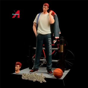 S <span class=keywords><strong>Dunk</strong></span> Plus Sakuragi Double Head Dream Love Red Hair Blue Scene Figurine en plastique Artisanat Anime Artéfact de collection - Product Image 3