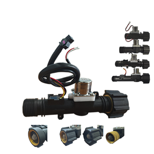 Goldenland智能Wifi控制阀3/4in 6V 9V 12V 24v花园灌溉阀，带铜插入SDF-S330B的流量传感器 - Product Image 1