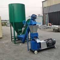 Ligne de machines à granulés d'aliments pour animaux de 500 kg/h, machine à granulés d'aliments pour animaux très vendue, machine à granulés d'aliments pour cerfs