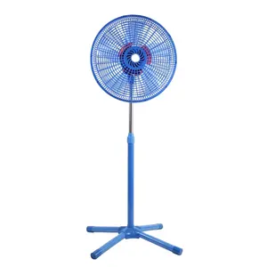 High Velocity Adjustable Height Personal Oscillating Fan With Stable Spider Base
