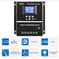 Contrôleur solaire YongFa 100A 80A 60A pour batterie lithium 48V, module de charge solaire, direct usine
