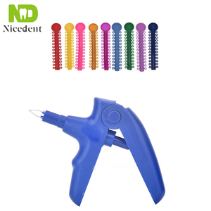 Pistola ortodontica dentale legatura legatura legatura stiva strumento di espansione pistola con legatura elastica 40 pz/borsa - Product Image 5