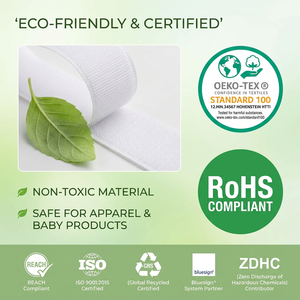 Cinta de Gancho y Bucle de Nylon 100% Suave, Reutilizable, para Coser, para <span class=keywords><strong>Arnés</strong></span> de Mascotas y Fabricación de Correas de Pecho para Perros - Product Image 6