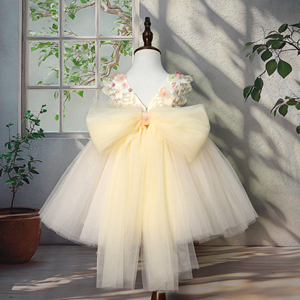 <span class=keywords><strong>Bambina</strong></span> di 1-6 anni su misura <span class=keywords><strong>principessa</strong></span> Appliques grande arco abito squisito per bambini festa abito <span class=keywords><strong>da</strong></span> sera - Product Image 6