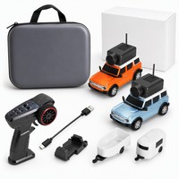 Mobil RC Mini 1:64 dengan Kamera WiFi HD 720P 2.4GHz 4WD 4-Channel Remote Control ABS Mobil Mata-Mata untuk Anak-Anak Indoor-Outdoor