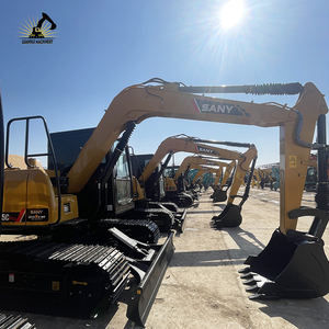 Équipement minier reconditionné : Excavatrice sur chenilles SANY SY75CPRO, godet Isuzu de 0,3 m³, poids opérationnel de 7350 kg, pour travaux routiers - Product Image 4