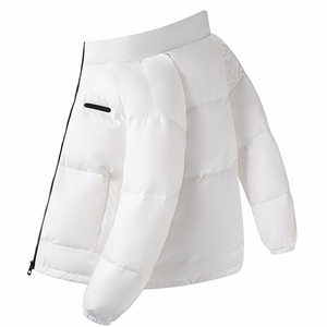 Chaqueta de Invierno 2025 para Hombre, con Cierre, Cálida, Casual, Resistente al Viento e Impermeable, con Capucha y Acolchado de Lona, Popular - Product Image 5