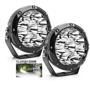 High Power 1200M Off Road Spotlight With Cover Driving Beam 7'' Inch Offroad Lights Adapt 7inch