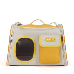 Mochila transportadora para gatos YBkua, de tela Oxford, 5-7 kg, portátil, para viajes, con ventana y bolsillos - Product Image 5