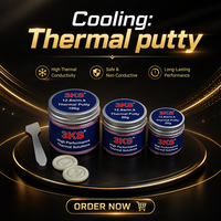 Nouvelle Arrivée Pâte Thermique Bleue Grise Rose Gel Thermique Graisse Thermique en Silicone pour Pavé Tactile d'Ordinateur