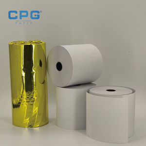 Suministro Directo de Fábrica, Rollo de Papel Térmico de Alta Calidad de 80x60mm 80x80mm 55gsm, Alta Sensibilidad, para Tickets de Estacionamiento, Recibos POS - Product Image 1