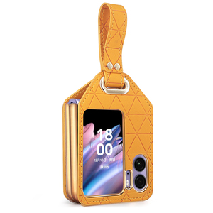 Funda de Teléfono VIETAO de Lujo en Cuero PU Electrochapado y PC para OPPO <span class=keywords><strong>Find</strong></span> <span class=keywords><strong>N2</strong></span> <span class=keywords><strong>Flip</strong></span> con Características Antigolpes y Soporte para Teléfono - Product Image 2