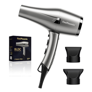 <span class=keywords><strong>S</strong></span>èche-cheveux ionique professionnel FirePhoenix F1Max Pro, moteur BLDC 21 m/<span class=keywords><strong>s</strong></span>, 3000 W, avec <span class=keywords><strong>2</strong></span> concentrateurs résistants à la chaleur, cordon de 3,5 m - Product Image 1