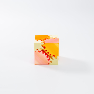 Jouet anti-stress en forme d'engrenage carré imprimé en 3D, multicolores, puzzle éducatif, cube sensoriel - Product Image 2