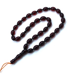 Nuovo stile dimensioni 9*13mm colore rosso tasbeeh islamico 33 perline di preghiera <span class=keywords><strong>rosario</strong></span> musulmano <span class=keywords><strong>uomo</strong></span> e donna Misbaha tesbih - Product Image 4
