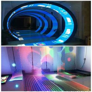 Tùy chỉnh P2 trong nhà/ngoài trời <span class=keywords><strong>LED</strong></span> hiển thị 320x160 mét linh hoạt bảng điều chỉnh cho cong mềm màn hình tường tương thích xi lanh Cube - Product Image 3