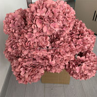 B-798 Bunga Hydrangea Pink Tua Berkualitas Tinggi, Dekorasi Pernikahan Buatan, Perlengkapan Dekorasi Pernikahan, Hydrangea Palsu untuk Dekorasi Pernikahan