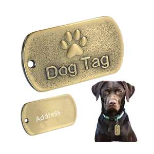 Offerta Speciale: Targhette Personalizzate per Cani con Impronta della Zampa, Etichette Identificative Incidibili con Logo/<span class=keywords><strong>Nome</strong></span>/Indirizzo, Vendita all'Ingrosso per Negozi di Animali - Product Image 1