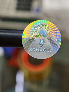 Easy Broken <strong>Egg</strong> Peel off Hologoram Anti-Counterfeit Strong Adhesive <strong>Sticker</strong> with Custom Shapes and Carton Packing - Product Image 6