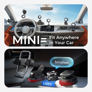 LISEN 2026 Car Mount Vacuum Suction 89LBS MagLock 360 Adjustable Magnetic Car Phone <strong>Holder</strong> for iPhone 17 Pro Max Air 16 - Product Image 4