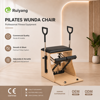 Chaise de Pilates professionnelle en bois d'érable - Équipement de fitness durable, portable, réglable, multifonctionnel et écologique pour studio