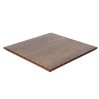 Plateau de table en bois rustique avec bordure en cuivre, design classique et durable pour la maison ou la restauration