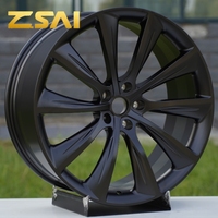 Jantes de voiture pour passagers en alliage d'aluminium forgé 5x120 à rayons multiples 18 19 20 21 pouces pour Tesla Model 3 Model X Y S