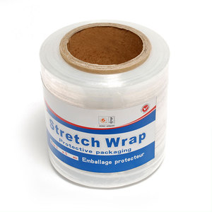 BULL BSF-0246 Low Price Mini Stretch <b>Wrap</b> Film Moisture Proof Soft Hardness Transparent Protective Packaging - Product Image 2