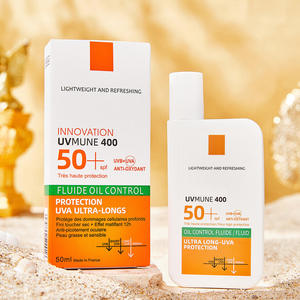 Protector Solar UVMUNE 400 SPF 50+ en Oferta, Control de Grasa, Protección UVA/UVB, Acabado Mate, Bloqueador Solar Facial para Piel Grasa, 50 ml - Product Image 1