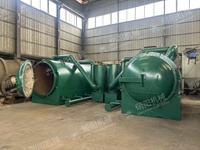 Four à charbon de bois horizontal de four de carbonisation de bambou économiseur d'énergie vert