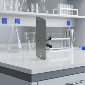 Germany Wholesale High Precision Stainless Steel <b>Brackets</b> Brushed Surface 3mm Thickness for 500/1000 mL Tube Dispenser Holding - Product Image 5