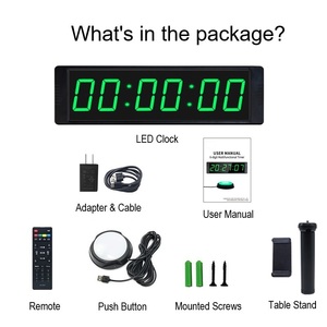 YIZHI Chronomètre numérique de compte à rebours pour les jeux populaires sur les réseaux sociaux, avec défi de deviner la heure et contrôle par bouton poussoir vert - Product Image 5