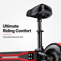 Trottinette électrique pliable avec siège, capacité 150 kg - Autonomie 35 km, trottinette électrique légère pour adultes US/UE